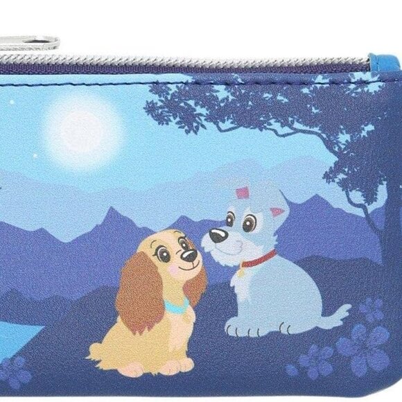 Loungefly Disney Lady And The Tramp Moonlight Stroll Backpack & wallet - Picture 10 of 10